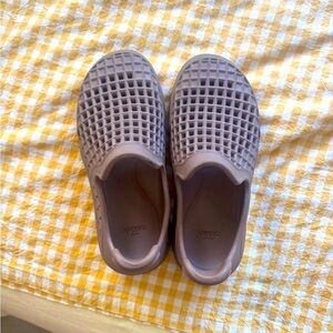 Women's Gray Slip-On Sandals